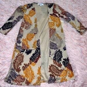NWT LuLaRoe Sariah Cardigan Girls 4
